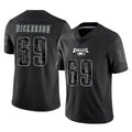 Johmsee P.Eagles #69 Landon Dickerson Player Black Reflective Limited Home Game Stitched Jerseys