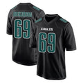 Johmsee P.Eagles #69 Landon Dickerson Player Carbon Black Fashion Home Game Stitched Jerseys