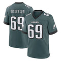Johmsee P.Eagles #69 Landon Dickerson Player Green Home Game Stitched Jerseys