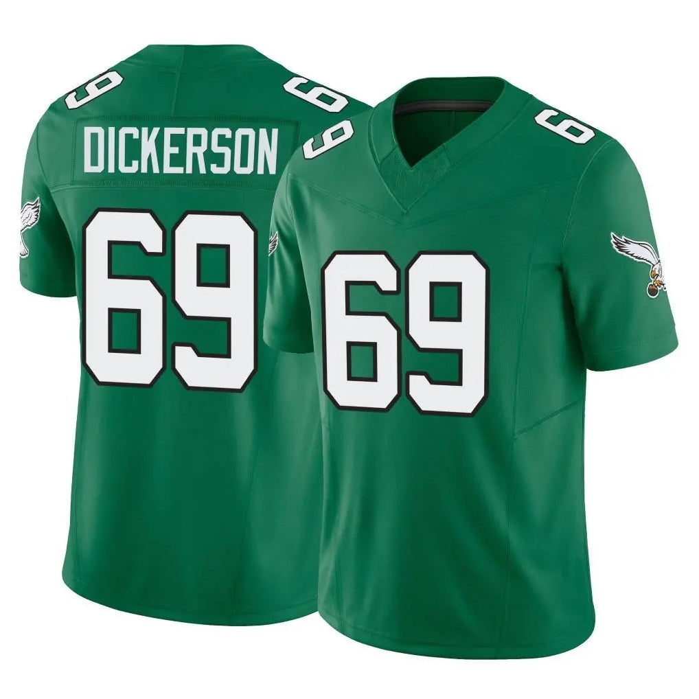 Johmsee P.Eagles #69 Landon Dickerson Player Green Kelly Alternate Vapor F.U.S.E. Home Game Stitched Jerseys