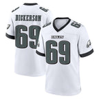 Johmsee P.Eagles #69 Landon Dickerson Player White Game Home Stitched Jerseys