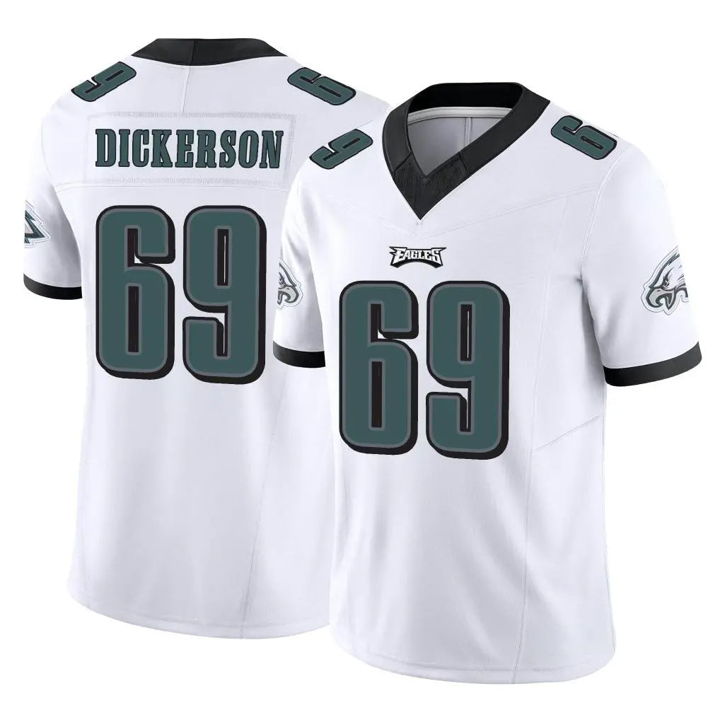 Johmsee P.Eagles #69 Landon Dickerson Player White Limited Vapor F.U.S.E. Home Game Stitched Jerseys