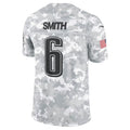 Johmsee P.Eagles #6 DeVonta Smith Arctic Camo 2024 Salute to Service Limited Stitched Jerseys