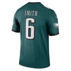 Johmsee P.Eagles #6 DeVonta Smith Green Legend Player Performance Top Stitched Jerseys