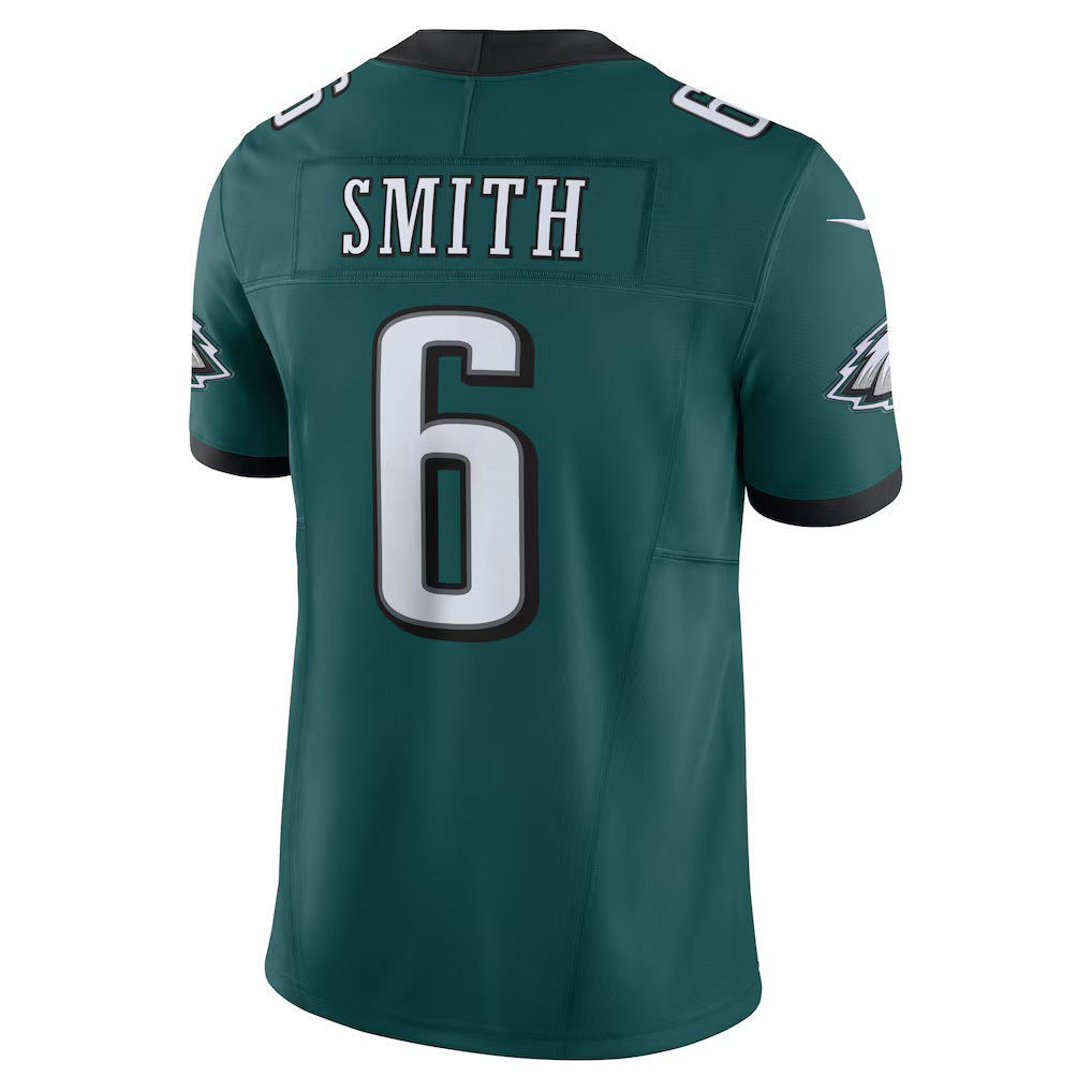 Johmsee P.Eagles #6 DeVonta Smith Green Vapor F.U.S.E. Limited Stitched Jerseys