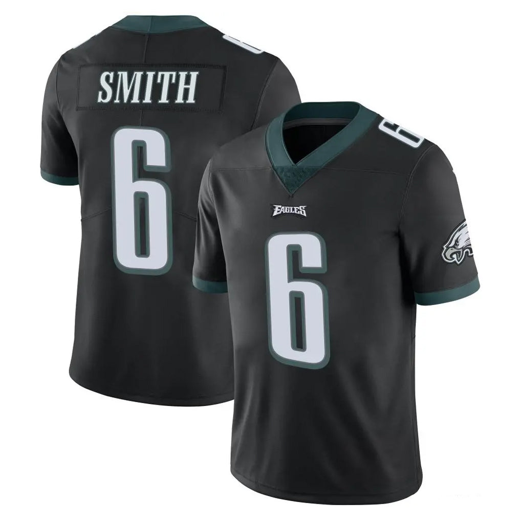 Johmsee P.Eagles #6 DeVonta Smith Player Black Limited Vapor Untouchable Home Game Stitched Jerseys