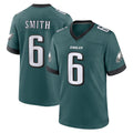 Johmsee P.Eagles #6 DeVonta Smith Player Green Home Game Stitched Jerseys