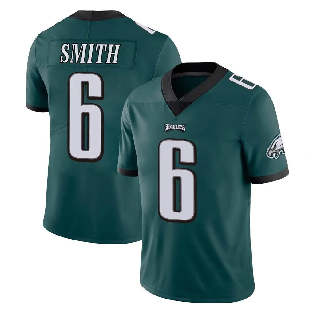 Johmsee P.Eagles #6 DeVonta Smith Player Team Color Green Vapor Untouchable Home Game Stitched Jerseys