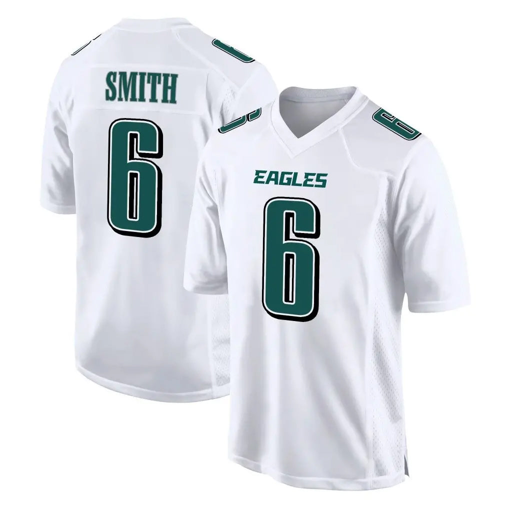 Johmsee P.Eagles #6 DeVonta Smith Player White Tundra Fashion Home Game Stitched Jerseys