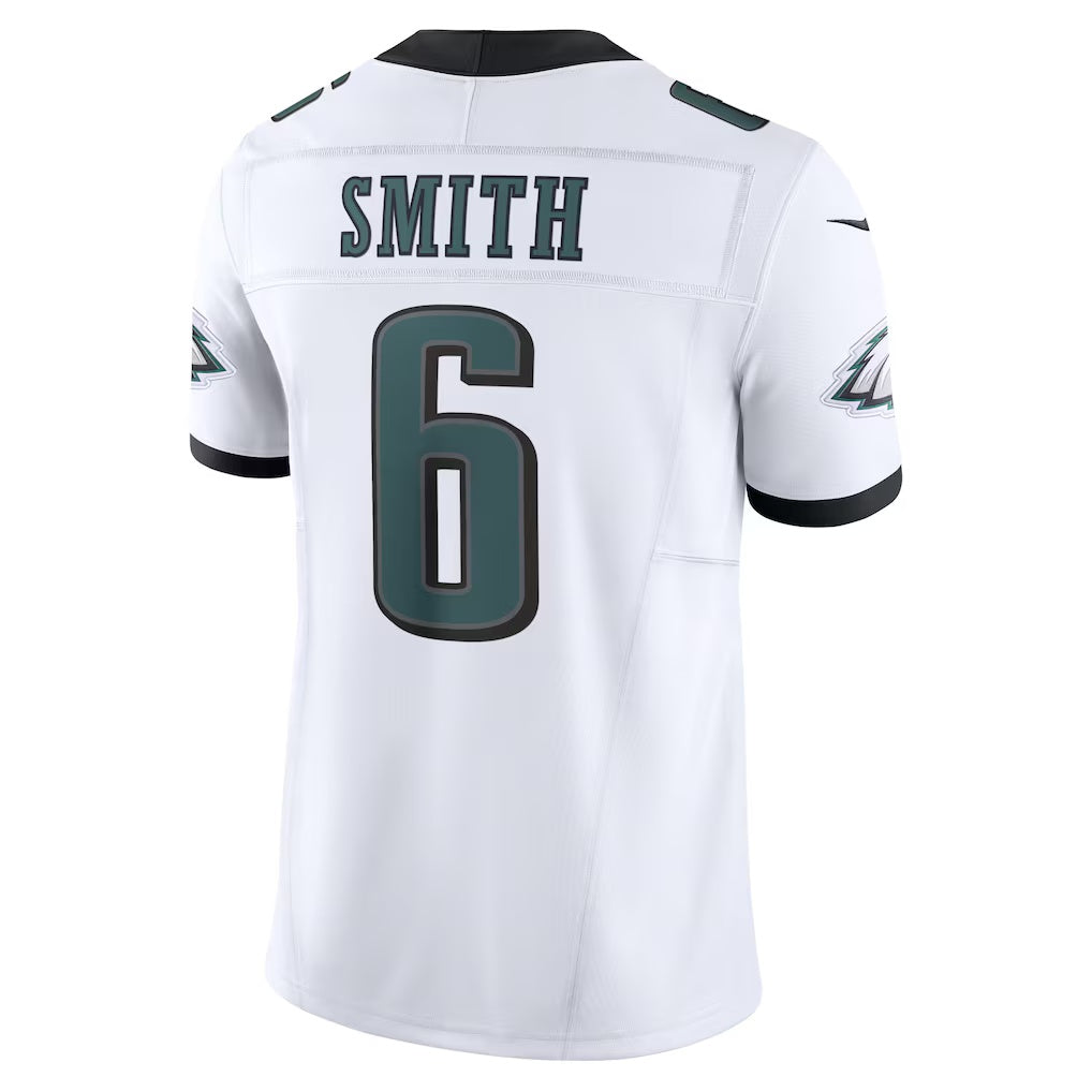 Johmsee P.Eagles #6 DeVonta Smith White Vapor F.U.S.E. Limited Stitched Jerseys