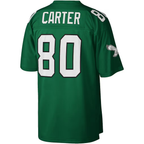 Johmsee P.Eagles #80 Cris Carter Mitchell & Ness Kelly Green Legacy Replica Jersey