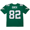 Johmsee P.Eagles #82 Mike Quick Mitchell & Ness Kelly Green Legacy Replica Jersey
