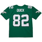 Johmsee P.Eagles #82 Mike Quick Mitchell & Ness Kelly Green Legacy Replica Jersey