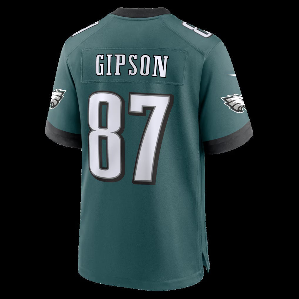 P.Eagles #87 Xavier Gipson Midnight Green Team Game Stitched American Football Jerseys