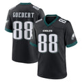 Johmsee P.Eagles #88 Dallas Goedert Player Black Game Home Stitched Jerseys