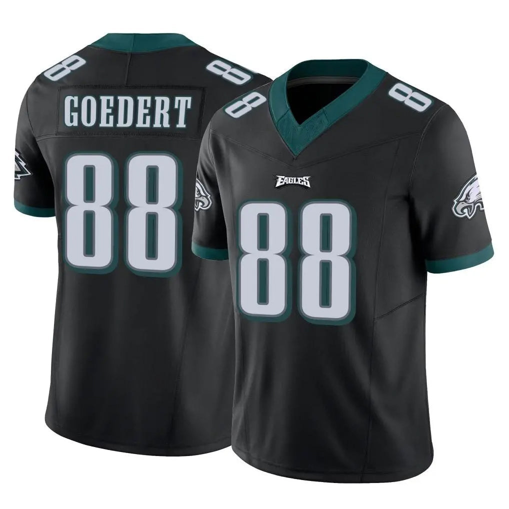 Johmsee P.Eagles #88 Dallas Goedert Player Black Limited Vapor F.U.S.E. Home Game Stitched Jerseys