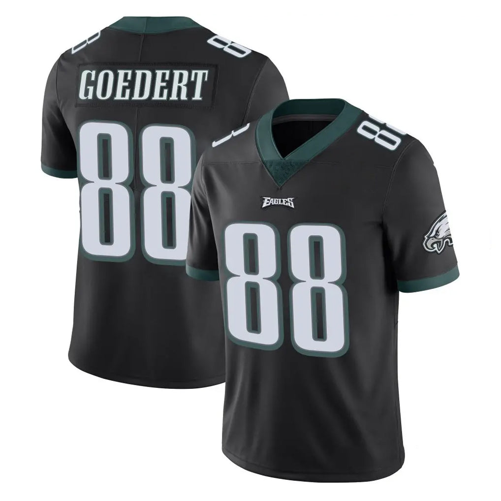 Johmsee P.Eagles #88 Dallas Goedert Player Black Limited Vapor Untouchable Home Game Stitched Jerseys