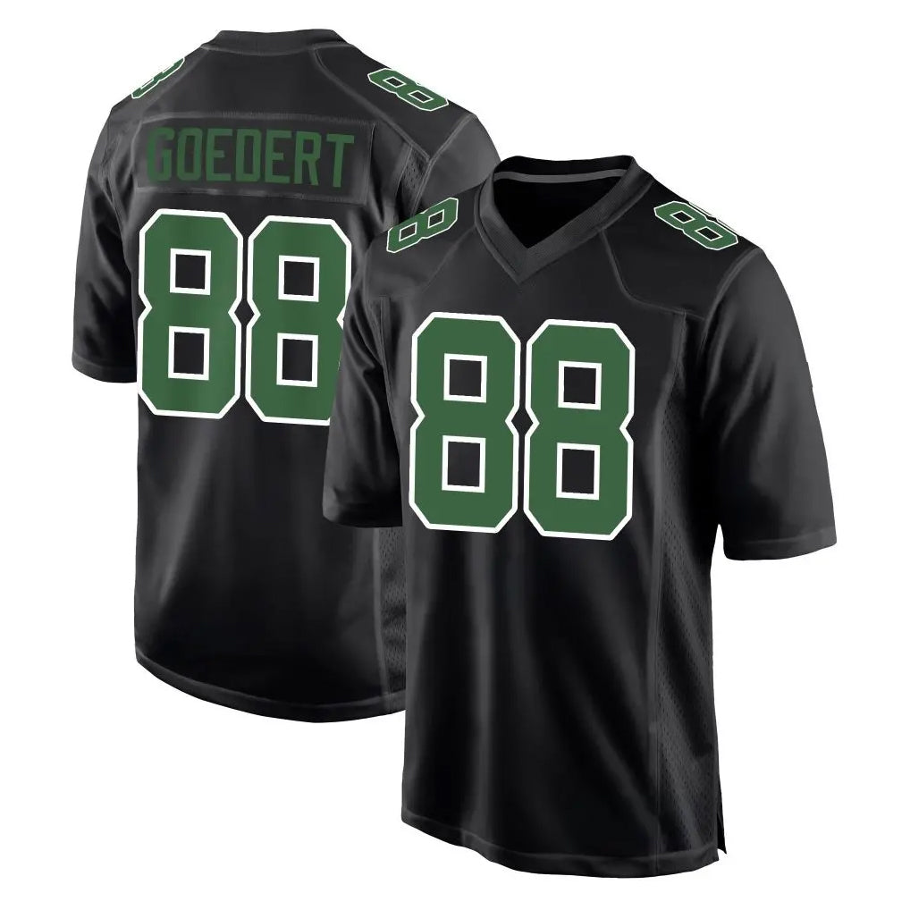 Johmsee P.Eagles #88 Dallas Goedert Player Carbon Green Fashion Home Game Stitched Jerseys