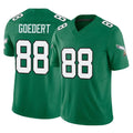 Johmsee P.Eagles #88 Dallas Goedert Player Green Kelly Alternate Vapor F.U.S.E. Home Game Stitched Jerseys