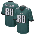 Johmsee P.Eagles #88 Dallas Goedert Player Team Color Green Home Game Stitched Jerseys