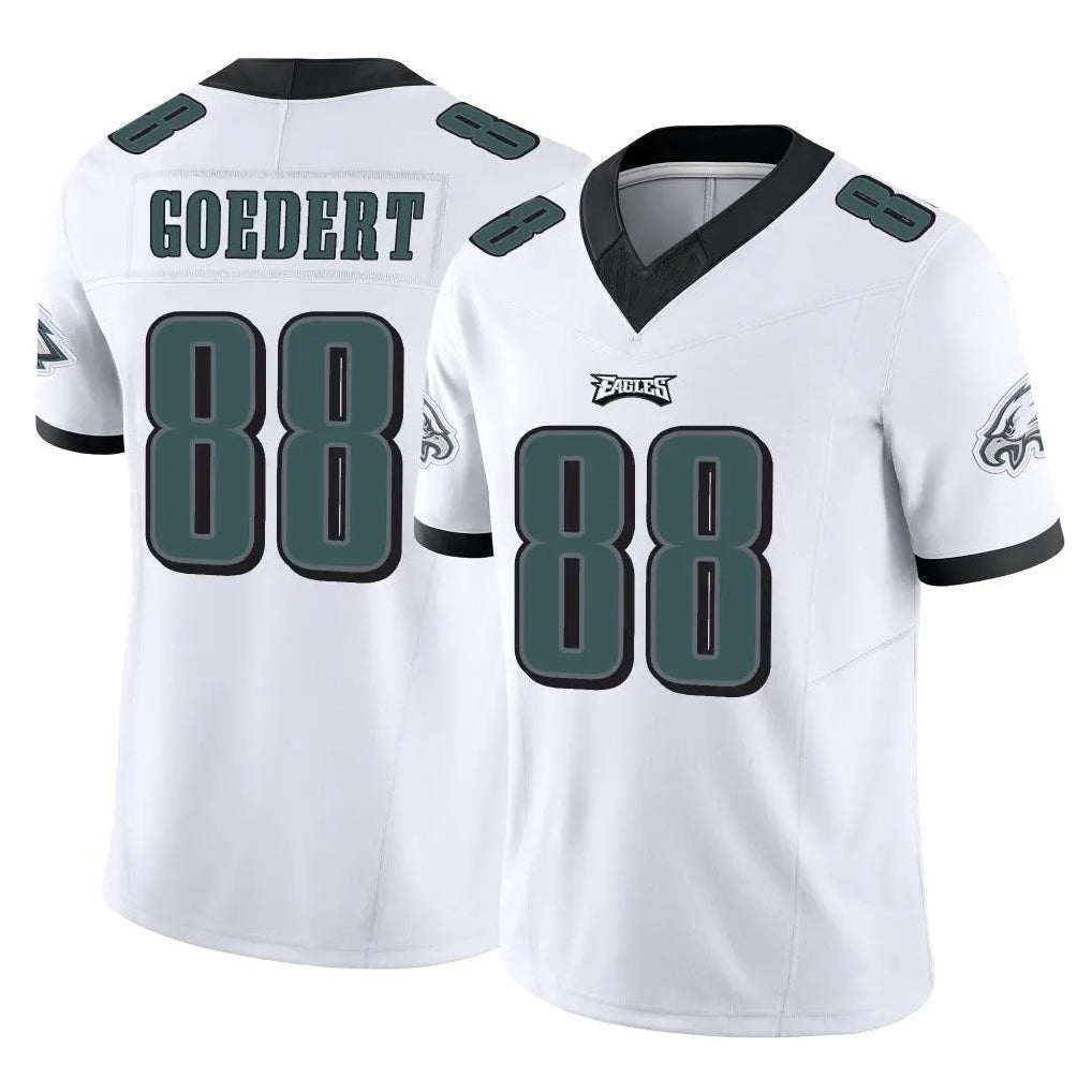 Johmsee P.Eagles #88 Dallas Goedert Player White Limited Vapor F.U.S.E. Home Game Stitched Jerseys