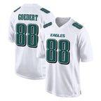 Johmsee P.Eagles #88 Dallas Goedert Player White Tundra Fashion Home Game Stitched Jerseys