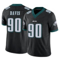 Johmsee P.Eagles #90 Jordan Davis Player Black Limited Vapor F.U.S.E. Home Game Stitched Jerseys
