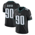Johmsee P.Eagles #90 Jordan Davis Player Black Limited Vapor Untouchable Home Game Stitched Jerseys