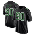 Johmsee P.Eagles #90 Jordan Davis Player Carbon Green Fashion Home Game Stitched Jerseys