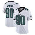 Johmsee P.Eagles #90 Jordan Davis Player White Limited Vapor Untouchable Home Game Stitched Jerseys