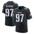 Johmsee P.Eagles #97 Moro Ojomo Player Black Game Home Stitched Jerseys