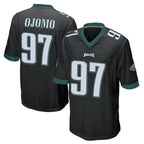 Johmsee P.Eagles #97 Moro Ojomo Player Black Home Game Stitched Jerseys