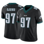 Johmsee P.Eagles #97 Moro Ojomo Player Black Limited Vapor F.U.S.E. Home Game Stitched Jerseys