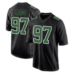 Johmsee P.Eagles #97 Moro Ojomo Player Carbon Green Fashion Home Game Stitched Jerseys