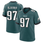Johmsee P.Eagles #97 Moro Ojomo Player Green Home Game Stitched Jerseys