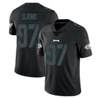 Johmsee P.Eagles #97 Moro Ojomo Player Limited Black Impact Home Game Stitched Jerseys