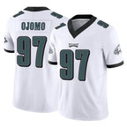 Johmsee P.Eagles #97 Moro Ojomo Player White Limited Vapor F.U.S.E. Home Game Stitched Jerseys