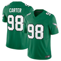 Johmsee P.Eagles #98 Jalen Carter Green Alternate Vapor F.U.S.E. Limited Stitched American Stitched Jerseys