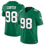 Johmsee P.Eagles #98 Jalen Carter Green Alternate Vapor F.U.S.E. Limited Stitched American Stitched Jerseys