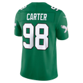 Johmsee P.Eagles #98 Jalen Carter Kelly Green Alternate Vapor F.U.S.E. Stitched Limited Jerseys