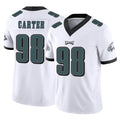 Johmsee P.Eagles #98 Jalen Carter Player White Limited Vapor F.U.S.E. Home Game Stitched Jerseys