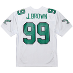Johmsee P.Eagles #99 Jerome Brown Mitchell & Ness White 1991 Authentic Throwback Retired Player Jersey Stitched Puhic