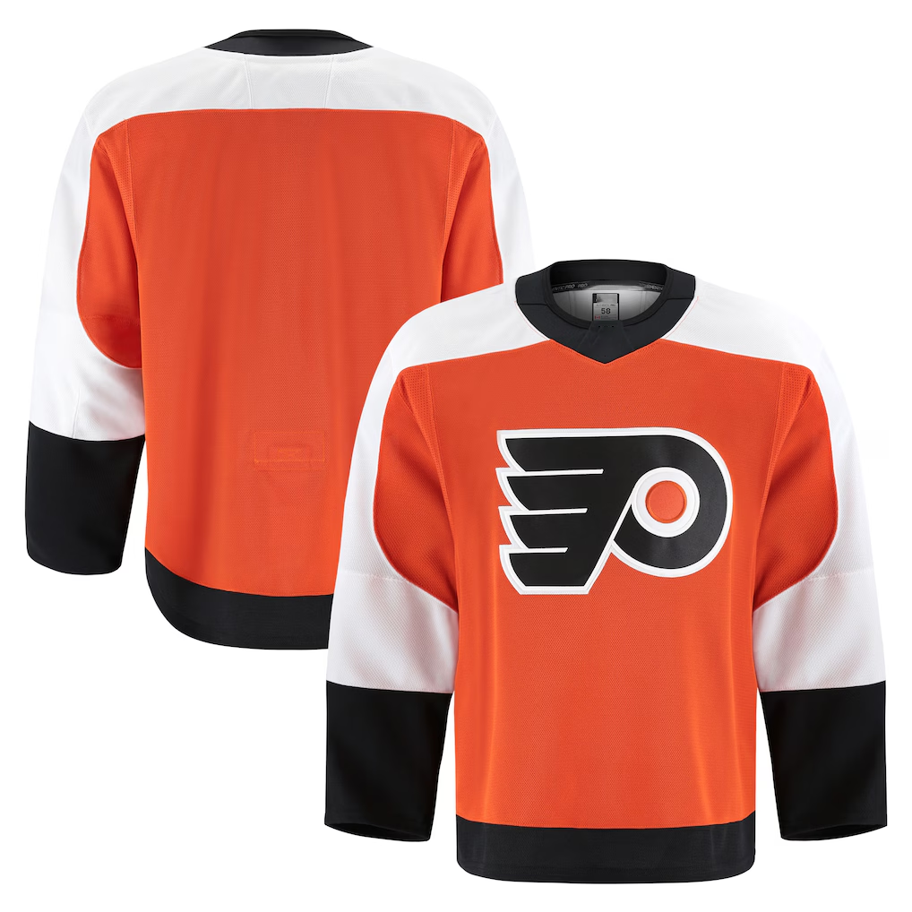 Johmsee P.Flyers Orange Home Authentic Pro Jerseys