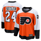 Johmsee P.Flyers #24 Nick Seeler Orange Home Practice Jerseys