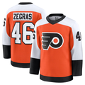 Johmsee P.Flyers #46 Trevor Zegras Orange Home Breakaway Jerseys