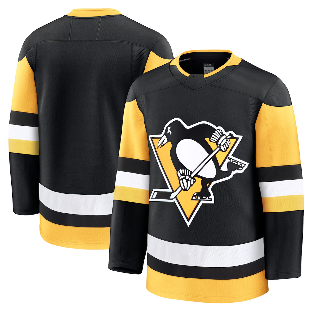 Johmsee P.Penguins Black 2024 Military Appreciation Practice Jerseys
