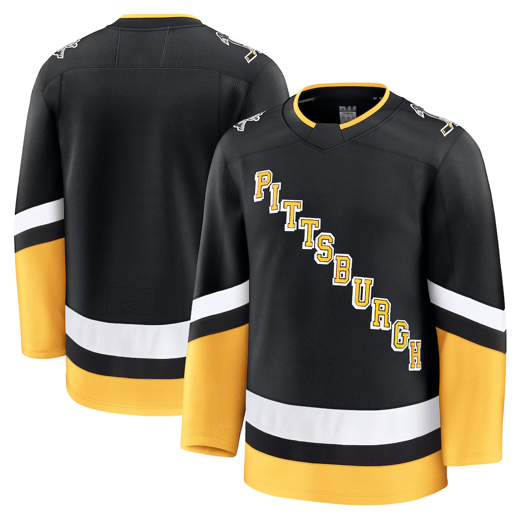 Johmsee P.Penguins Black Alternate Premium Jerseys