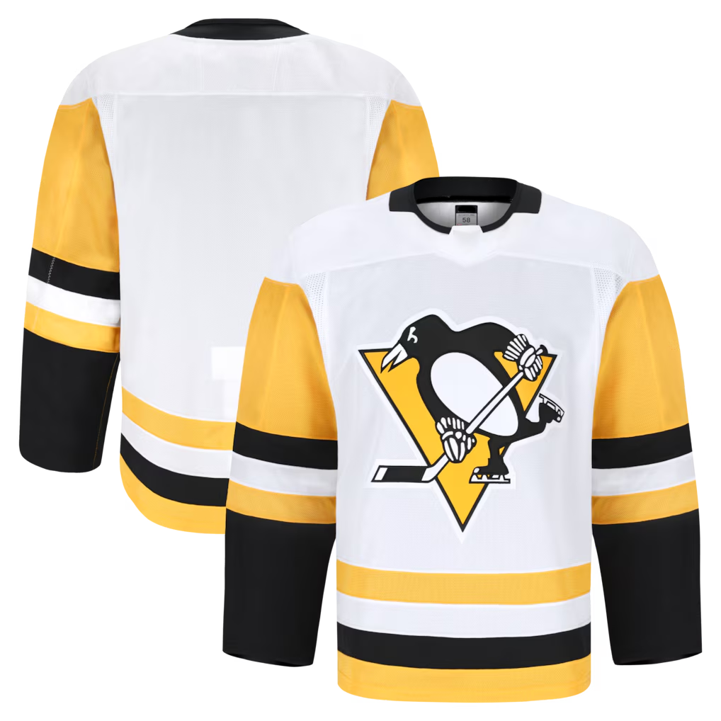 Johmsee P.Penguins White Away Premium Jersey