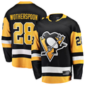 Johmsee P.Penguins #28 Parker Wotherspoon Black Home Breakaway Jerseys