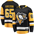 Johmsee P.Penguins #65 Erik Karlsson Black Home Breakaway Jerseys